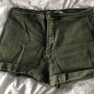 High waisted shorts
